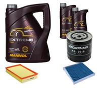DENCKERMANN Controllo Set MANNOL Extreme 5W-40 7L per Volvo V70 II 2.5 TDI