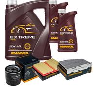 DENCKERMANN Controllo Set MANNOL Extreme 5W-40 7L per VW Caddy Alltrack