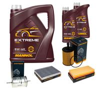 DENCKERMANN Controllo Set MANNOL Extreme 5W-40 7L Per VW Golf IV 2.3 V5 3.2