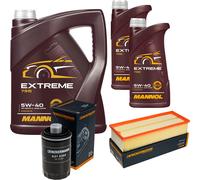 DENCKERMANN Controllo Set MANNOL Extreme 5W-40 7L per VW Golf VI 2.0 GTI 1.8