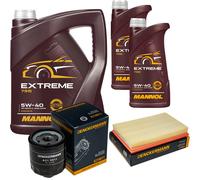 DENCKERMANN Controllo Set MANNOL Extreme 5W-40 7L Per VW Polo 1.4 16V Golf V