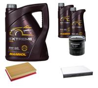 DENCKERMANN Controllo Set MANNOL Extreme 5W-40 7L Per VW T-ROC 1.5 TSI Golf