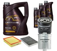 DENCKERMANN Controllo Set MANNOL Extreme 5W-40 8L Per Audi A6 2.4 2.8 Quattro
