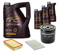 DENCKERMANN Controllo Set MANNOL Extreme 5W-40 8L Per Audi A6 2.6 2.8