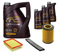 DENCKERMANN Controllo Set MANNOL Extreme 5W-40 8L per BMW 3er Cabriolet 320