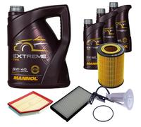DENCKERMANN Controllo Set MANNOL Extreme 5W-40 8L per BMW 5er 520i 525i 530i