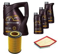 DENCKERMANN Controllo Set MANNOL Extreme 5W-40 8L per BMW 5er 520i 525i 530i