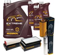DENCKERMANN Controllo Set MANNOL Extreme 5W-40 8L per BMW 5er Touring 525d