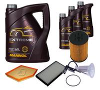 DENCKERMANN Controllo Set MANNOL Extreme 5W-40 8L Per BMW 6er Cabriolet 645