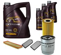 DENCKERMANN Controllo Set MANNOL Extreme 5W-40 8L per BMW 7er 725tds Filtro Olio