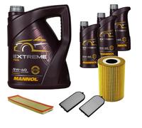 DENCKERMANN Controllo Set MANNOL Extreme 5W-40 8L per BMW 7er 725tds Filtro Olio