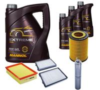 Denckermann Controllo Set mannol extreme 5W-40 8L per BMW Serie 5er 520i 525i