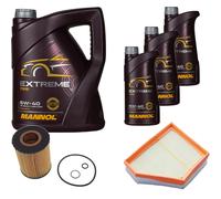 DENCKERMANN Controllo Set MANNOL Extreme 5W-40 8L per BMW X5 4.8i xDrive