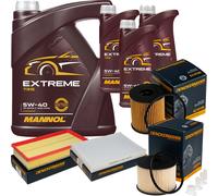 DENCKERMANN Controllo Set MANNOL Extreme 5W-40 8L Per Citroën C5 III Break