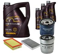DENCKERMANN Controllo Set MANNOL EXTREME 5W-40 8L Per Fiat Marea Weekend 1.9