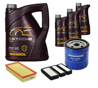 DENCKERMANN Controllo Set MANNOL Extreme 5W-40 8L per Fiat Scudo Furgone 2.0