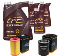 DENCKERMANN Controllo Set MANNOL Extreme 5W-40 8L per Ford Maverick 2.7 TD Kit