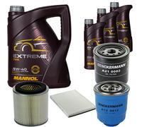 DENCKERMANN Controllo Set MANNOL Extreme 5W-40 8L per Ford Maverick 2.7 TD Kit