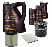 DENCKERMANN Controllo Set MANNOL Extreme 5W-40 8L per Ford Maverick 2.7 TD Kit