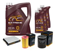 DENCKERMANN Controllo Set MANNOL Extreme 5W-40 8L per Ford Maverick 2.7 TD Kit