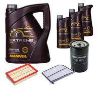 DENCKERMANN Controllo Set MANNOL Extreme 5W-40 8L per Jaguar S-Type 3.0 V6