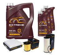 DENCKERMANN Controllo Set MANNOL Extreme 5W-40 8L per Mercedes-Benz A-Klasse