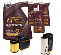 DENCKERMANN Controllo Set MANNOL Extreme 5W-40 8L per Mercedes-Benz A-Klasse