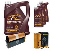 DENCKERMANN Controllo Set MANNOL Extreme 5W-40 8L per Mercedes-Benz E-Klasse