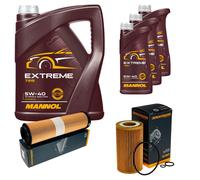 DENCKERMANN Controllo Set MANNOL Extreme 5W-40 8L per Mercedes-Benz E-Klasse