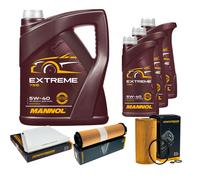 DENCKERMANN Controllo Set MANNOL Extreme 5W-40 8L per Mercedes-Benz E-Klasse