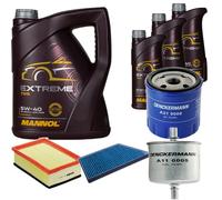 DENCKERMANN Controllo Set MANNOL Extreme 5W-40 8L per Peugeot 206 3/5 Porte