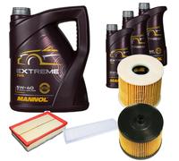 DENCKERMANN Controllo Set MANNOL Extreme 5W-40 8L Per Peugeot 607 2.0 HDi