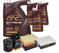 DENCKERMANN Controllo Set MANNOL Extreme 5W-40 8L Per Renault Clio II 3.0 V6