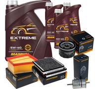 DENCKERMANN Controllo Set MANNOL Extreme 5W-40 8L per Renault Espace III 2.0