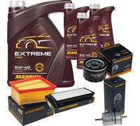 DENCKERMANN Controllo Set MANNOL Extreme 5W-40 8L Per Renault Espace IV 2.0