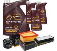 DENCKERMANN Controllo Set MANNOL Extreme 5W-40 8L Per Renault Espace IV 2.0