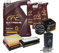 DENCKERMANN Controllo Set MANNOL Extreme 5W-40 8L Per Renault Espace IV 2.0