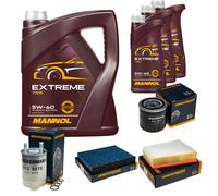 DENCKERMANN Controllo Set MANNOL EXTREME 5W-40 8L Per Renault Grand Scénic