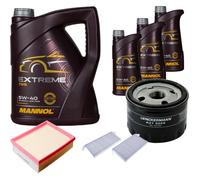 DENCKERMANN Controllo Set MANNOL Extreme 5W-40 8L Per Renault Laguna III 1.6