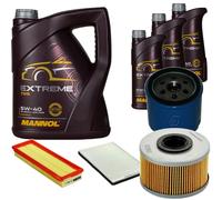 DENCKERMANN Controllo Set MANNOL Extreme 5W-40 8L Per Renault Megane I 1.9