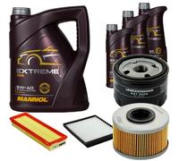 DENCKERMANN Controllo Set MANNOL EXTREME 5W-40 8L Per Renault Megane Scenic