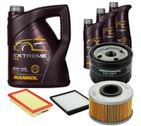 DENCKERMANN Controllo Set MANNOL EXTREME 5W-40 8L Per Renault Megane Scenic