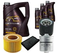 DENCKERMANN Controllo Set MANNOL Extreme 5W-40 8L per Saab 9-5 Kombi 2.0 T