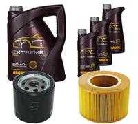 DENCKERMANN Controllo Set MANNOL Extreme 5W-40 8L per Saab 9-5 Kombi 2.0 T