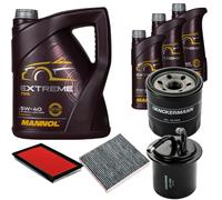 DENCKERMANN Controllo Set MANNOL Extreme 5W-40 8L Per Subaru Impreza Station
