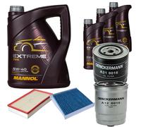 DENCKERMANN Controllo Set MANNOL Extreme 5W-40 8L per Volvo S80 I 2.5 TDI