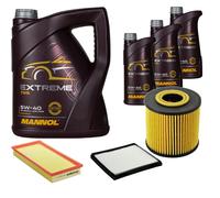 DENCKERMANN Controllo Set MANNOL Extreme 5W-40 8L per Volvo V40 Familiare 1.8