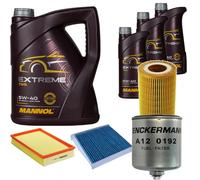 DENCKERMANN Controllo Set MANNOL Extreme 5W-40 8L per Volvo V70 II 2.4 D5