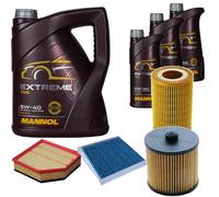 DENCKERMANN Controllo Set MANNOL EXTREME 5W-40 8L Per VOLVO V70 II 2.4 D5