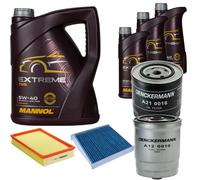 DENCKERMANN Controllo Set MANNOL Extreme 5W-40 8L per Volvo V70 II 2.5 TDI